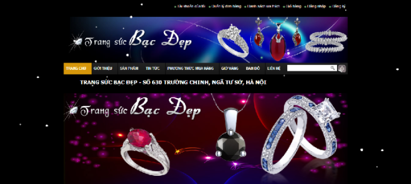 Thiết kế web bán trang sứt - Công Ty Cổ Phần Bizweb Việt Nam